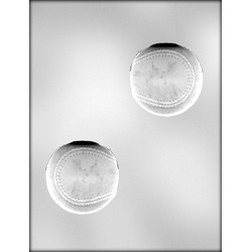 Actual Size 3D Baseball Chocolate Mold