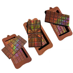 Holographic Chocolate Bar Molds