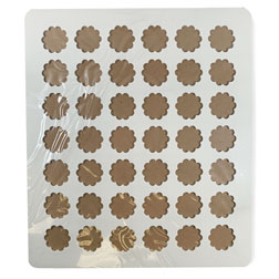 Chablon Silicone Chocolate Template- Scallop
