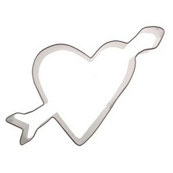 Heart w/Arrow Cookie Cutter