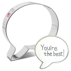 Speech Bubble Cookie Cutter