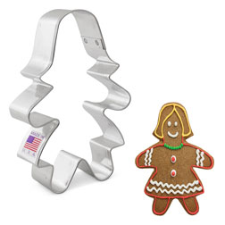 Gingerbread Girl Cookie Cutter - 4 1/2"