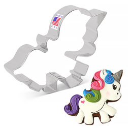 Cute Unicorn Cookie Cutter by Lila Loa