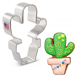 Cactus In Pot Cookie Cutter