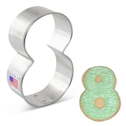 Number 8 Cookie Cutter