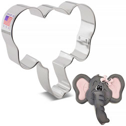Elephant Face Cookie Cutter