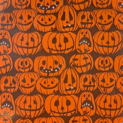 Jack-o-Lantern Chocolate Transfer Sheet