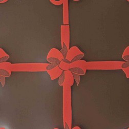 Chocolate Transfer Sheet - Gift Worthy Red