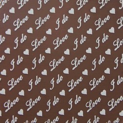  KTAIS 10 Sheets Chocolate Transfer Sheet Pattern Baking  Decorative Printing Food Transfer Paper 2133cm (Color : WHITE) : Arts,  Crafts & Sewing