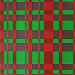 Chocolate Transfer Sheet - Red and Green Plaid