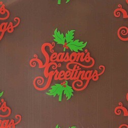 Chocolate Transfer Sheet - Season's Greetings