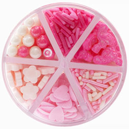 Pink Six Cell Sprinkle Mix