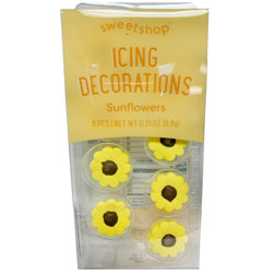 Sunflower Icing Decorations