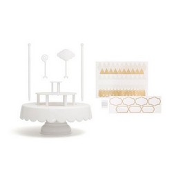 Magic Sweet Cake Stand Set - White