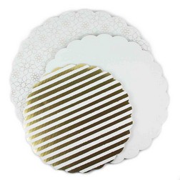 Gold Cake Cardboard Serving Platters