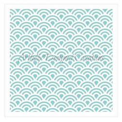 Small Circle Tile Cookie Stencil