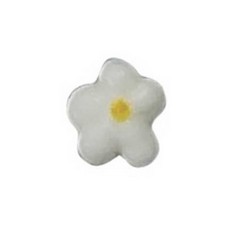 White Mini Drop Flower Icing Decorations