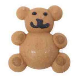 Brown Teddy Bear Icing Decorations