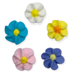 Icing Layons - Assorted Colors Mini Swirl Drop Flowers