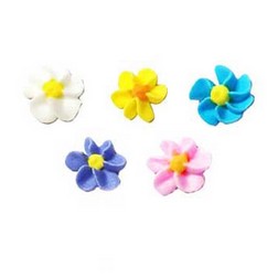 Icing Layons - Assorted Colors Mini Swirl Drop Flowers