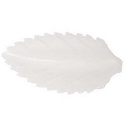 Wafer Rose Leaf- White