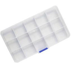 15 Slot Mini Plastic Organizer Box