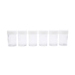 1 x 2 in Mini Round Plastic Containers