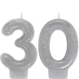 Celebrate 30 Candle Set