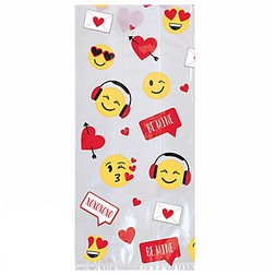 Valentine Emoji Small Treat Bags