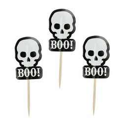 Skull Party Cake Picks