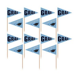 Light Blue School Pride Graduation Picks