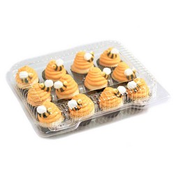 Plastic Shell -Holds 12 Mini Size Cupcakes