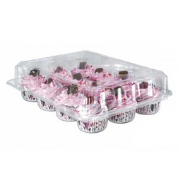 Plastic Shell - Holds 12 Standard Size Cupcakes
