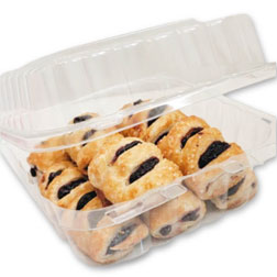 Plastic Bakery Clamshell - 6x6x3