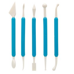 4 Pcs DOUBLE SIDED Fondant Tools