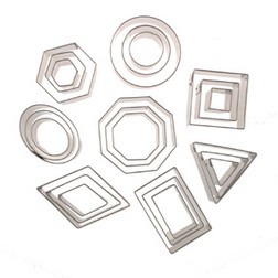 Geometric Shape Cookie Cutter Set