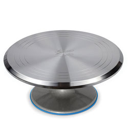 12" Aluminum Cake Decorating Turntable