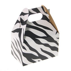 1/2 lb Zebra Stripe Mini Treat Box
