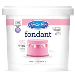 Baby Pink Rolled Fondant - Sale