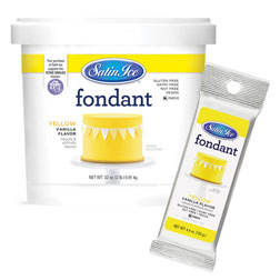 Yellow Rolled Fondant - Sale