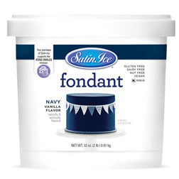 Navy Rolled Fondant - Sale