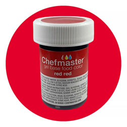 Red Red Food Color Gel - Chefmaster - Sale