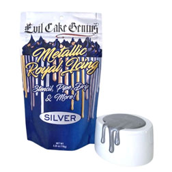 Metallic Silver Royal Icing Mix - Sale