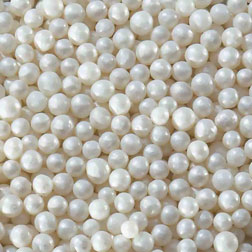 White Sugar Pearls - Sale