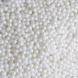 3mm White Sugar Pearls - Sale