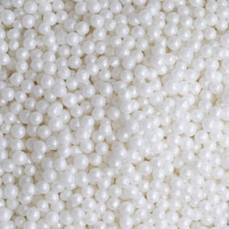 4mm White Sugar Pearls - Sale