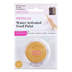 Sunkissed Gold Water Activated Food Paint