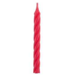 Spiral Candle- Red