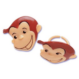 Curious George Cupcake Toppers