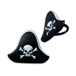 Pirate Hat Cupcake Toppers